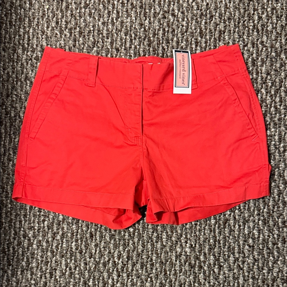 Vineyard Vines Vibrant Red Women's Cargo Shorts